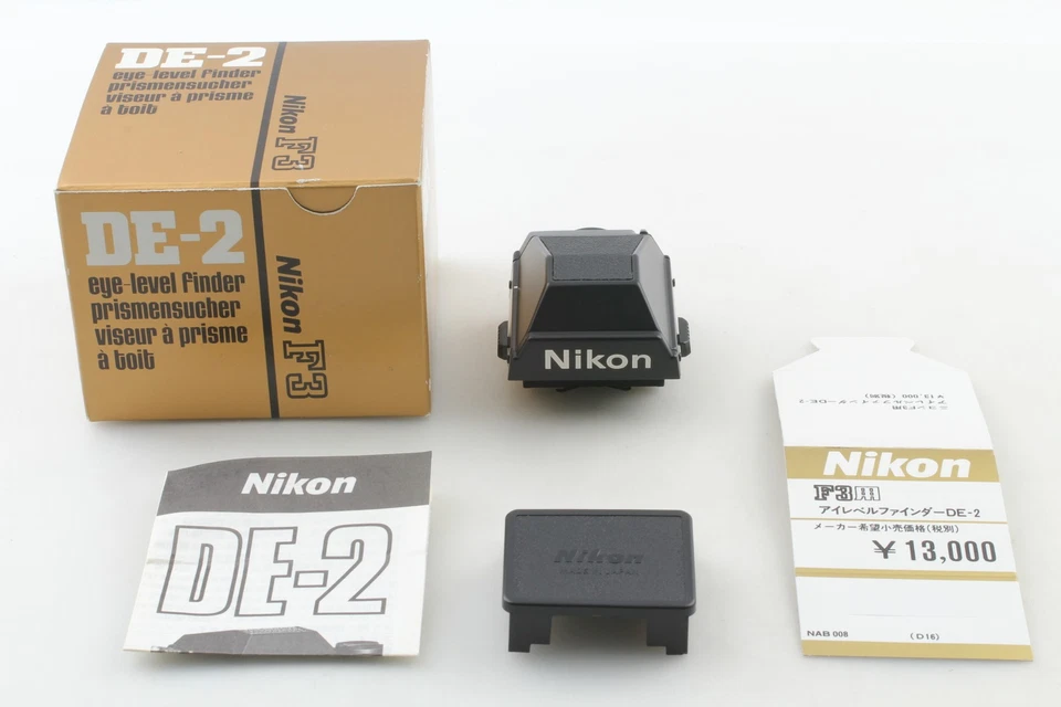 [Sin usar en caja] Nikon DE-2 nivel de ojo prisma visor buscador para Nikon F3 de JAPÓN Foto 2 de 4