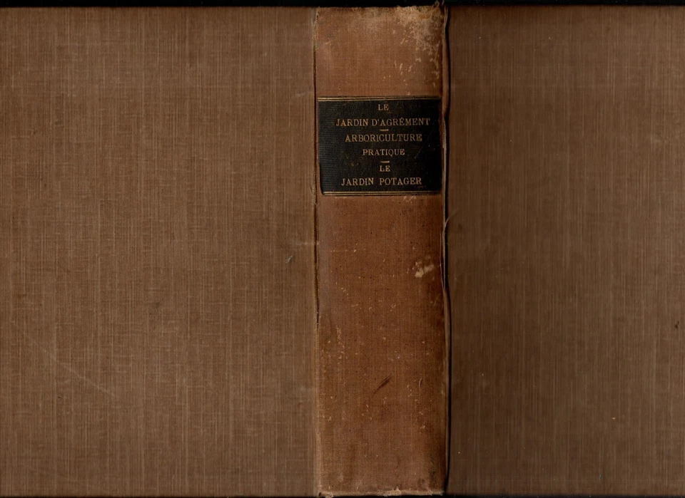 Reliure de 3 ouvrages sur le jardin et l'arboriculture TRONCET Larousse v. 1900 - Photo 2/4