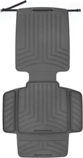 Child Car Seat Protector with Back Black