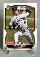 Grayson Hitt 2023 Bowman Draft 1st #BD-57 Arizona Diamondbacks