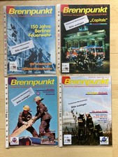 Berliner Feuerwehr BF Berlin 4 St. Zeitschrift BRENNPUNKT v. FKF 2000 u. 2001