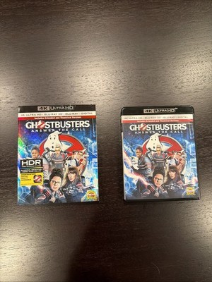Ghostbusters Answer The Call (2016) w/ Slipcover 4K UHD Blu-ray 3D No Digital