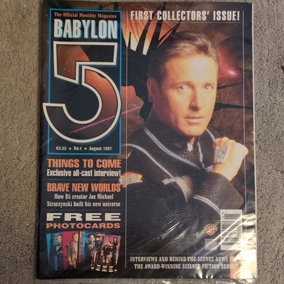 Babylon 5 - No.1 August 1997 - Official Monthly Magazine - Issue #1 Inc inserts