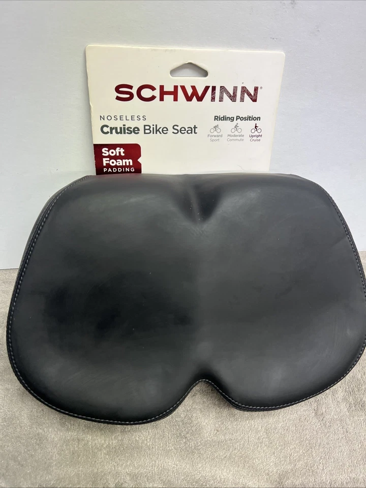REPUESTOS ASIENTO/SILLÍN BICICLETA CRUCERO NEGRO ANCHO SCHWINN 261-2 Foto 3 de 4
