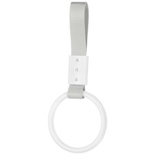 1Pcs Circle Shaped Car Handle Straps for Auto, White