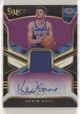 2018 Panini Select Rookie Jersey Purple Prizm 96/99 Kevin Knox #RJA-KKN Auto 0s3