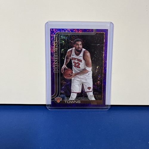 2025-26 Topps Basketball 19 Karl-Anthony Towns Purple Rainbow /250