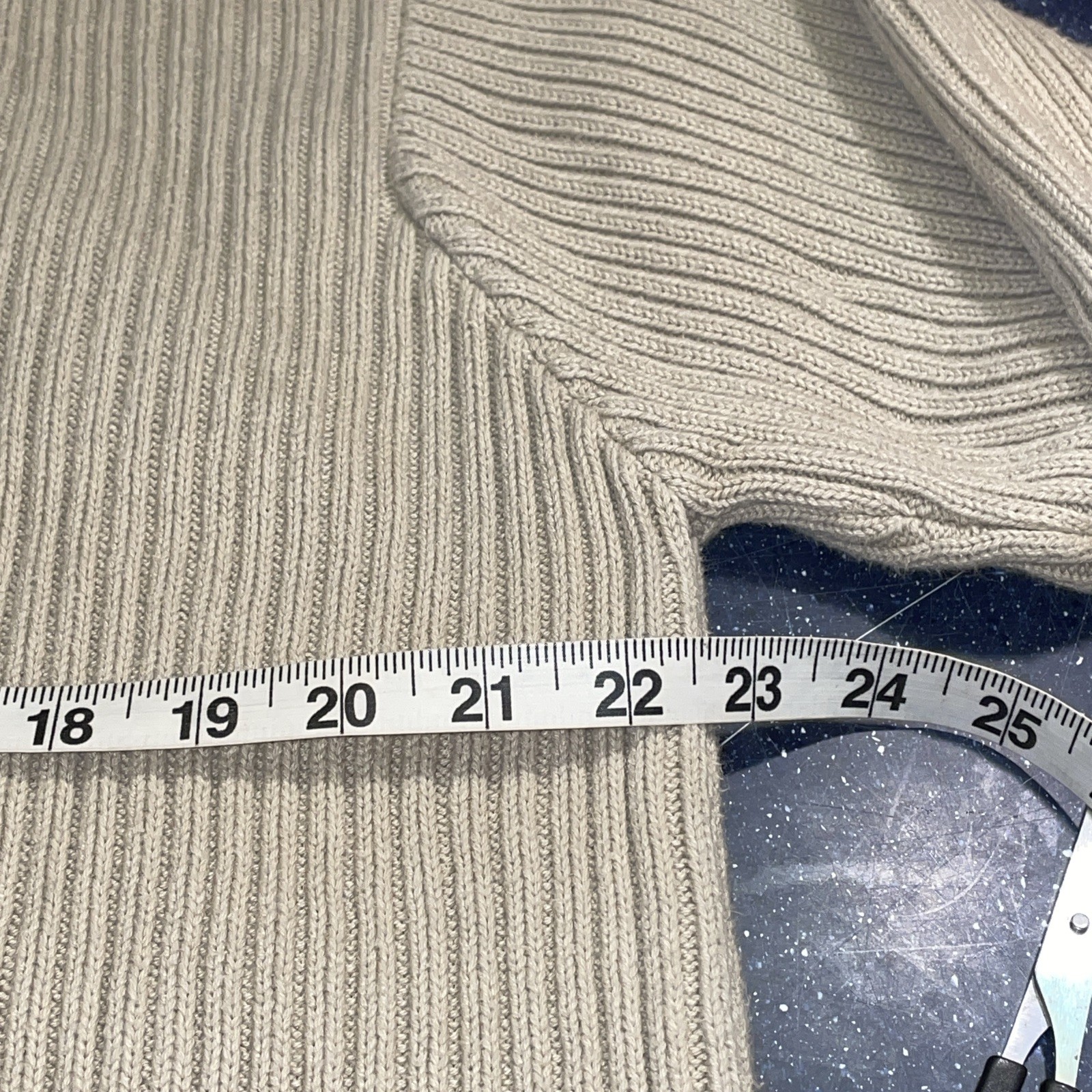 Structure Heavyweight Ribbed Sweater Shoulder/Elb… - image 7