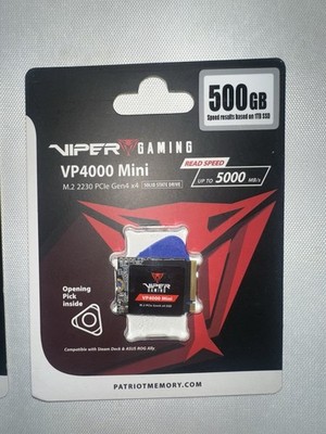 Patriot VP4000 Mini 500GB M.2 2230 PCIe Gen4 x4 NVMe Internal SSD ROG Ally/Steam