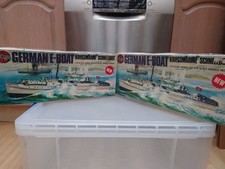 Vintage 1975 Airfix 10280-1 1:72 WWII German Kreigsmarine E-Boat  X2 