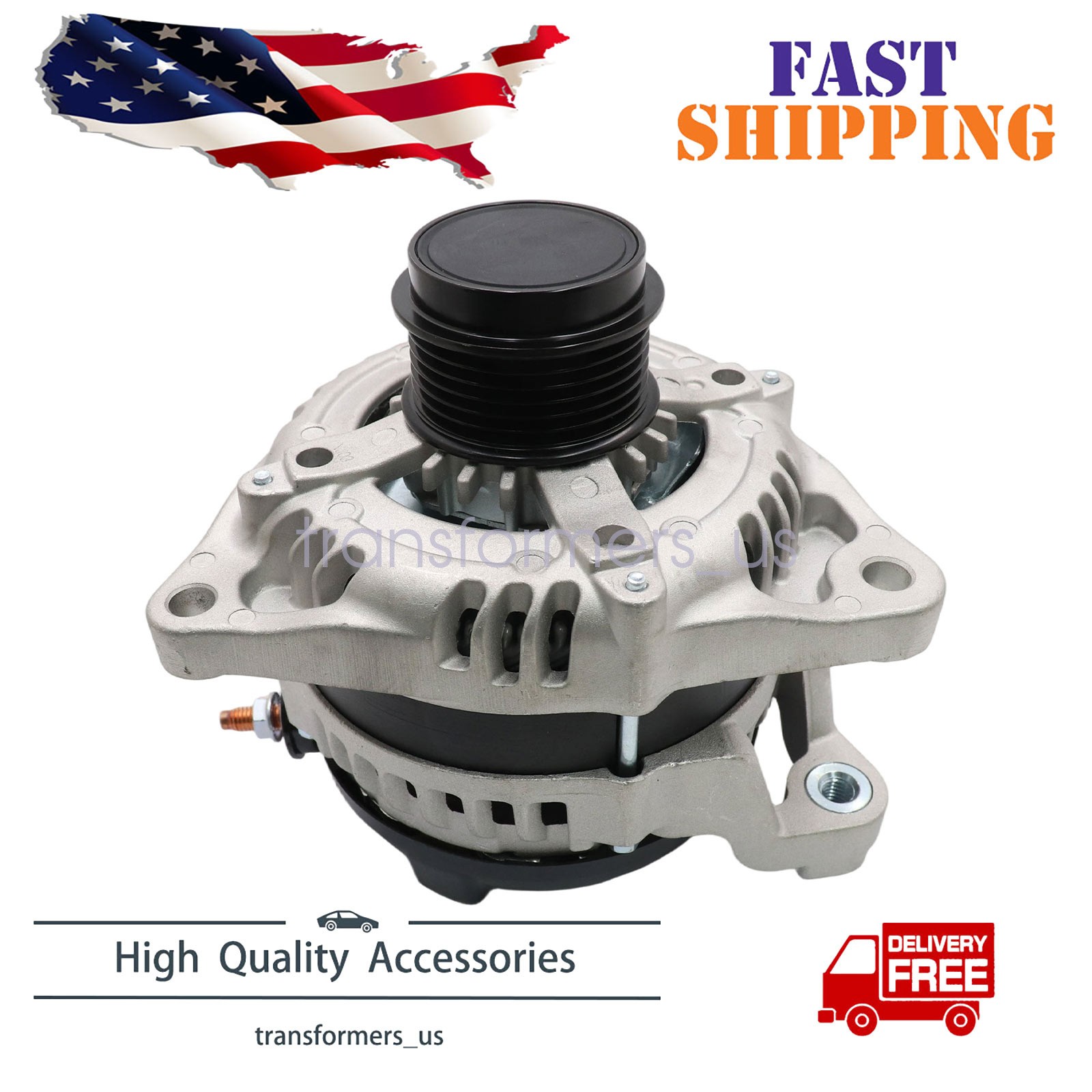 Alternator 150A 12V 6-Groove ML3T-10300-AB For Ford F-150 2021 2022 2023
