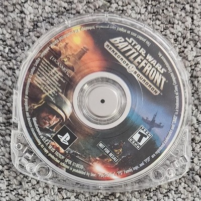 PSP Star Wars Battlefront Renegade Squadron Game Only Tested Works Free Shipping