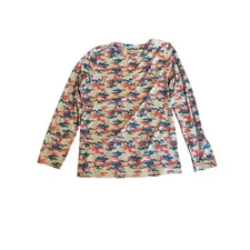 Magellan Outdoors Fish Gear Moisture Wicking Camo Long Sleeve Shirt L