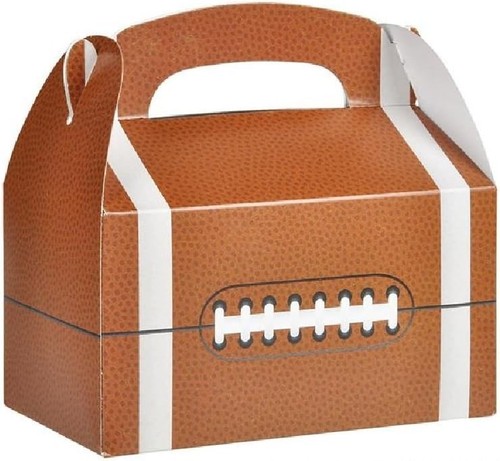 Football Treat Box Set of 12 Birthday Party Goody Bag Alternative