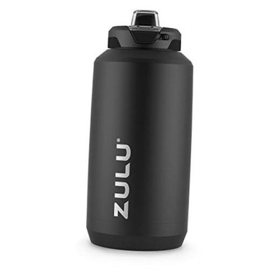 ZULU Goals Vacuum Insulated Large Capacity Stainless Steel Water Black 64oz