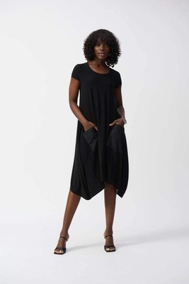 Joseph Ribkoff Silky Knit Midi Cocoon Dress 251146-R