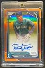 2024 Bowman Chrome Dawel Joseph Auto Orange Refractor 1st Prospect #21/25