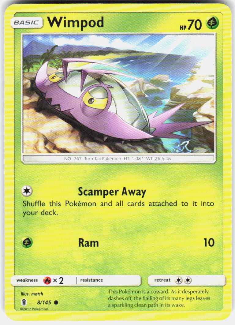 Wimpod 8/145 SM Guardians Rising Pokemon