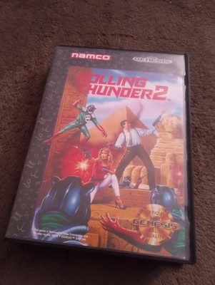 Sega Genesis Namco Rolling Thunder 2 No Manual