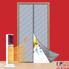 Magnetic Cotton Door Curtain Insulated Windproof Noise Reduction Privacy Control