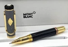 Rare Montblanc. Homage to The Great Gatsby Edition Black Rollerball Pen With Box