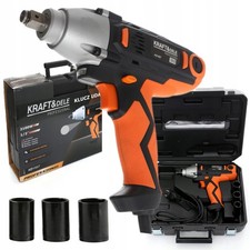 2100W 800Nm 1/2" Electric Impact Wrench & 3 Sockets + Case