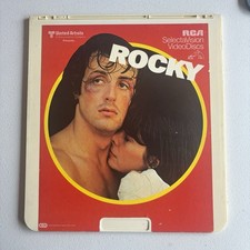 Rocky RCA SelectaVision VideoDisc Sylvester Stallone 1976 Film