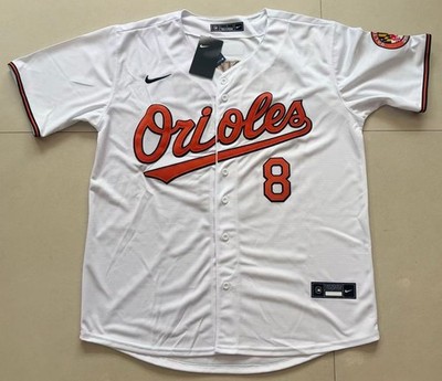 Authentic! Cal Ripken Jr Nike BALTIMORE ORIOLES CAL RIPKEN JR. Jersey #8 Large