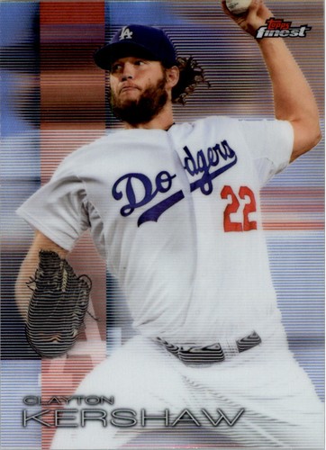 Clayton Kershaw [Refractor] #50 2016 Topps Finest card