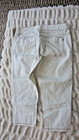 NWT DKNY Womens Capri Jeans White Stretch Denim Size 8 Acid Garden Party — photo 4