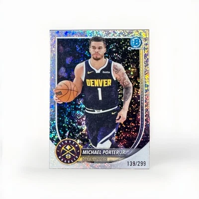 Michael Porter Jr – Sparkle Refractor – Bowman Chrome 139/299 - Image 1 of 4