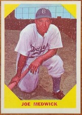 1960 Fleer Greats #22 Joe Medwick Brooklyn Dodgers