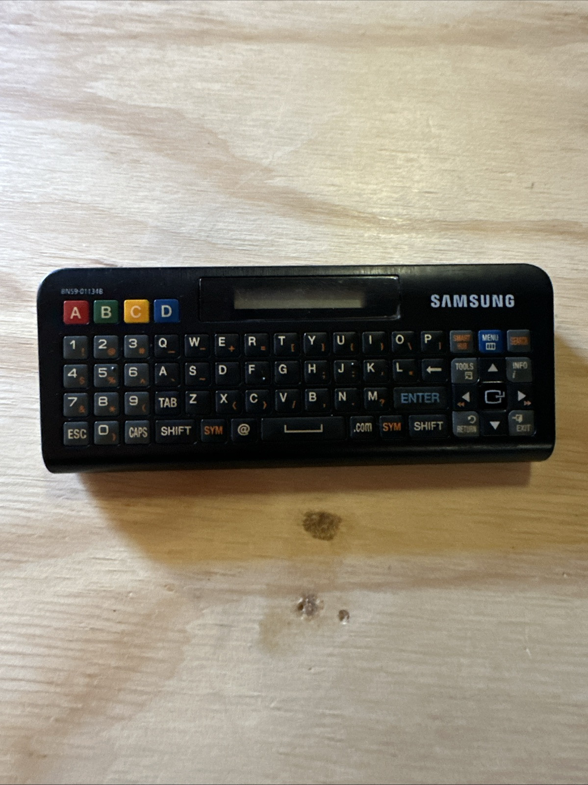 Samsung BN59-01134B Smart TV QWERTY Keyboard Remote Control RMC-QTD1 2-in-1