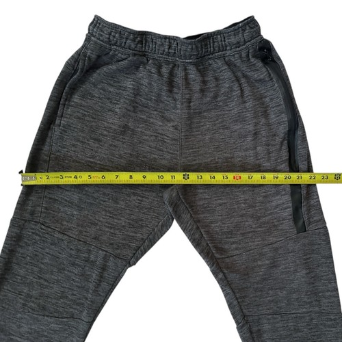 Spalding Boys Jogger Pants Medium Fleece Gray Zip Pockets Sweatpants Streetwear - Picture 4 of 11