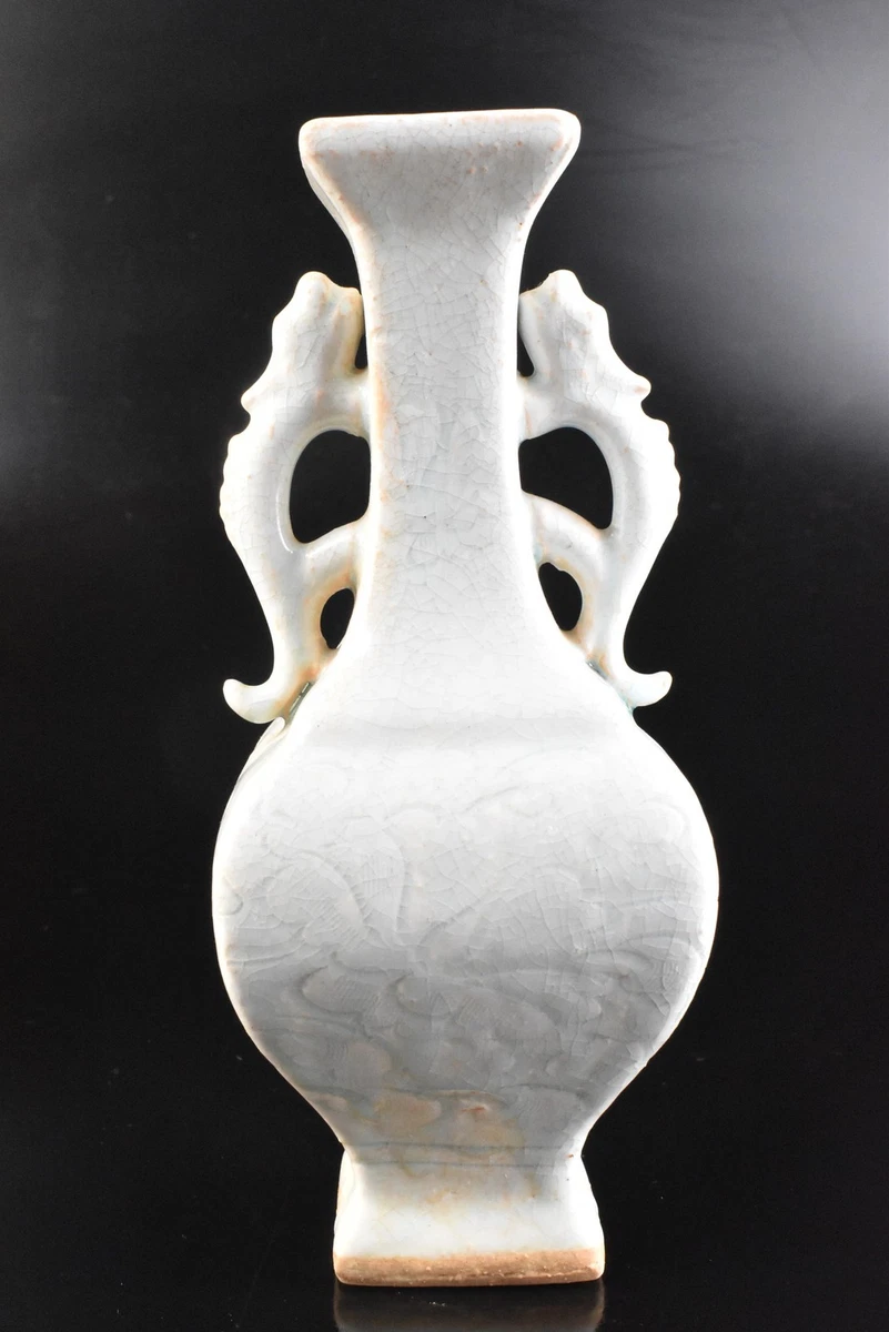 蓝色中国古董花瓶| eBay