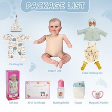 Ktaxon Reborn Baby Dolls Real Life Realistic Baby Dolls 20 '' for Xmas Gift