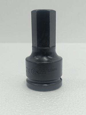 GENIUS TOOLS 24 MM SECHSKANT-BIT SCHLAGSCHRAUBER-STECKSCHLÜSSEL 3/4 ZOLL ANTR...