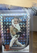2025 Bowman Chrome - Hayden Birdsong, Hayden Birdsong #63 Geometric Refractor...