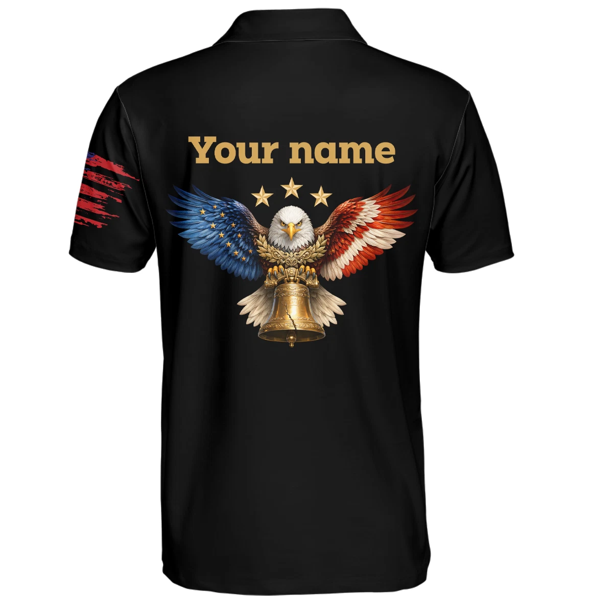 Customized 250th Anniversary United States Eagle Polo Shirt Patriotic 1776-2026