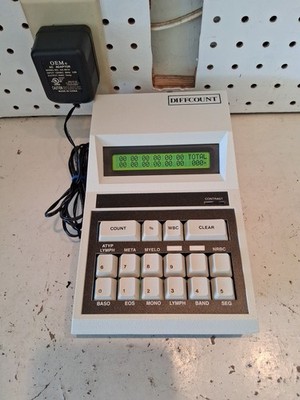 Used Modulus Data Diffcount 10-312 Differential Counter with 9V Power Supply