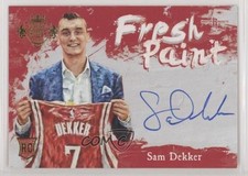 2015-16 Panini Court Kings Fresh Paint Sam Dekker #FP-SD Auto 7v7