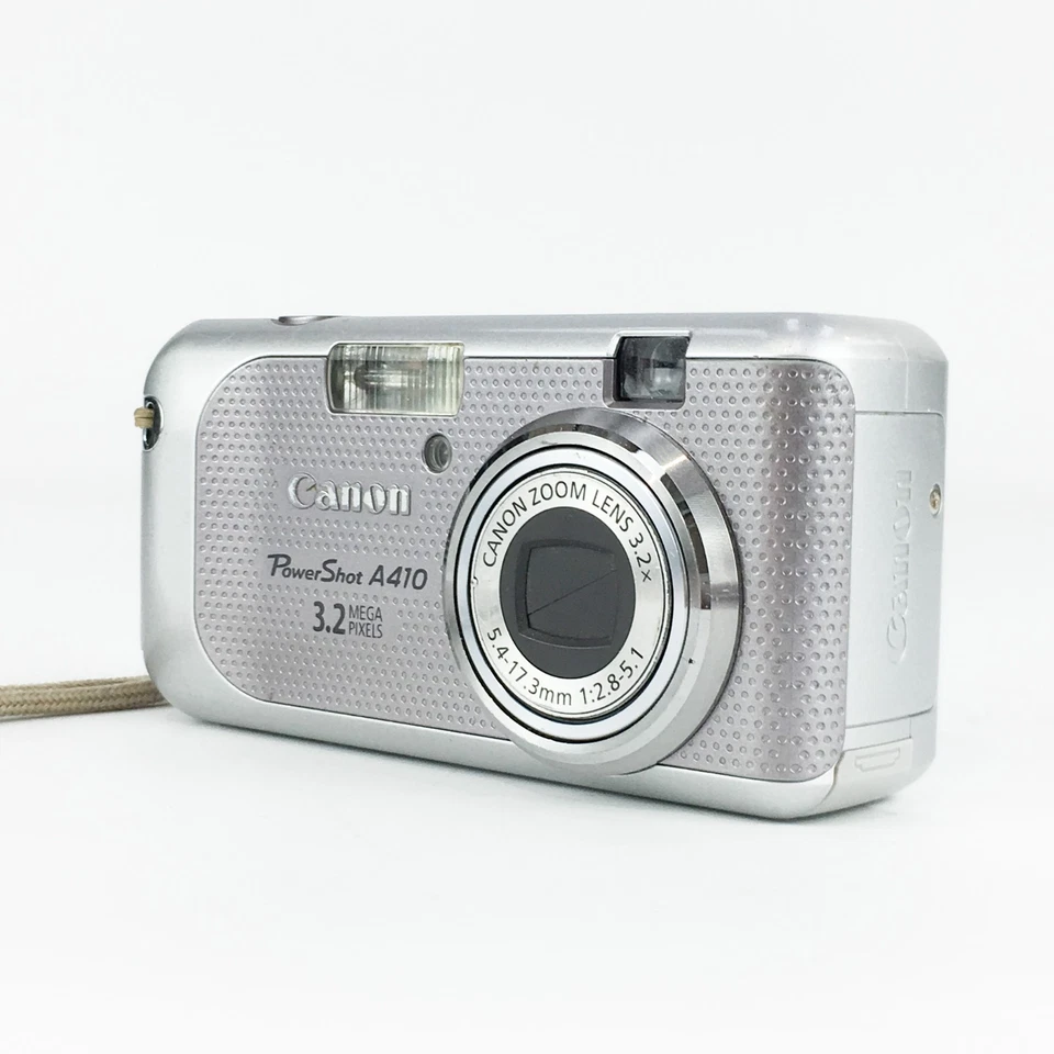 Canon PowerShot A410 3.2MP Digital Camera, Silver- Tested & Working - Image 3 of 4
