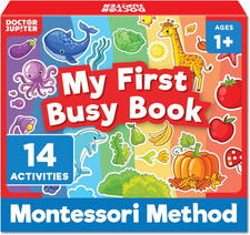 My First Montessori Busy Book for Toddlers 1 Year Olds  Preschool Learning Act