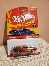 Hot Wheels Classic Series 2 1530 Mustang Mach 1 7-spoke Spectraflame Orange