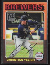 Christian Yelich 2021 Topps #70YTC-25 70 Years of Topps Baseball Chrome