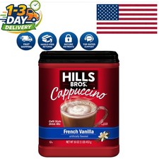 Quick  Easy French Vanilla Cappuccino Mix - 16oz for Instant Coffeehouse Taste