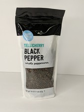 Amazon Brand - Happy Belly Tellicherry Black Pepper, Whole Peppercorn, 16 Ounces