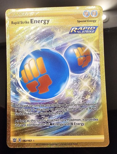 Rapid Strike Energy (Secret) 182/163 - SWSH05: Battle Styles - (NM)