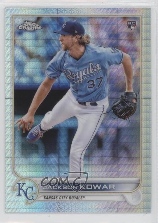 2022 Topps Chrome Prism Refractor Jackson Kowar #188 Rookie RC 12g7