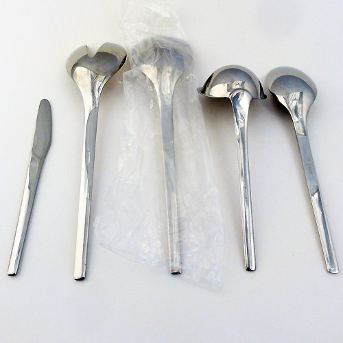 HELSINKI by WMF FLATWARE 5 Piece Serving Set NEW NEVER USED - Picture 2 of 2